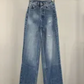 High Street Loose Fit Wide Leg Denim Pants