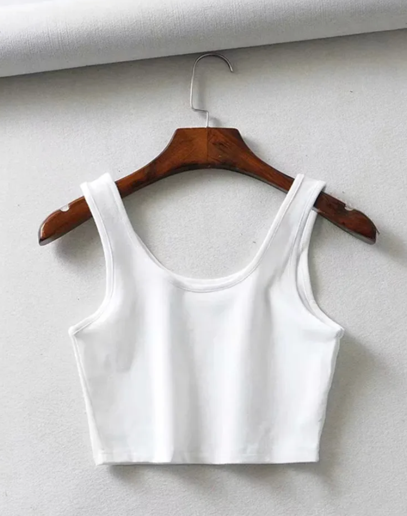 Summer Sleeveless Crop Top