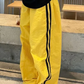 Oversized Joggers American Retro Striped Track Pants