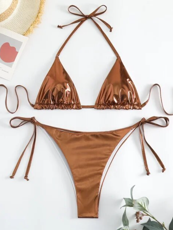 Metallic Womens Bikini