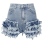 High Waist Ruffle Shorts