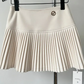 Woolen Pleated Short Skirt