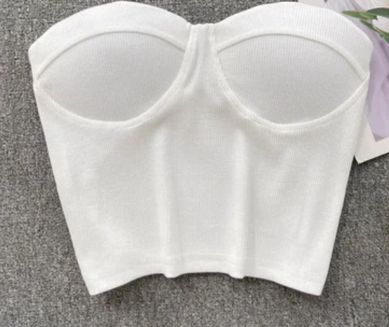 Strapless Built in Bra Skinny Cami