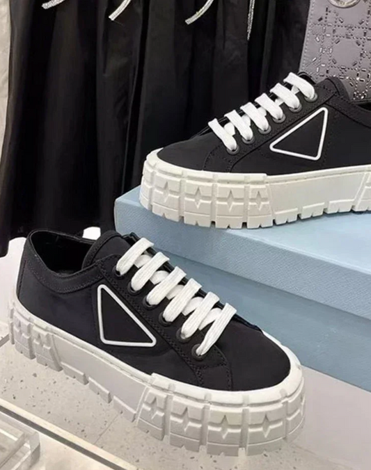 Luxury Lace-Up Sneakers