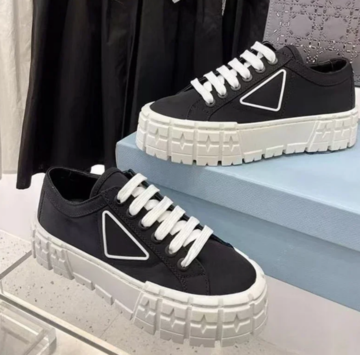 Luxury Lace-Up Sneakers