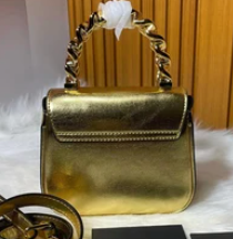 Mini Gold Retro Handbag