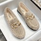 Plush Flat Shoes