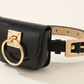 Leather Square Belt Bag