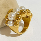 Costume Chunky Pearl Ring