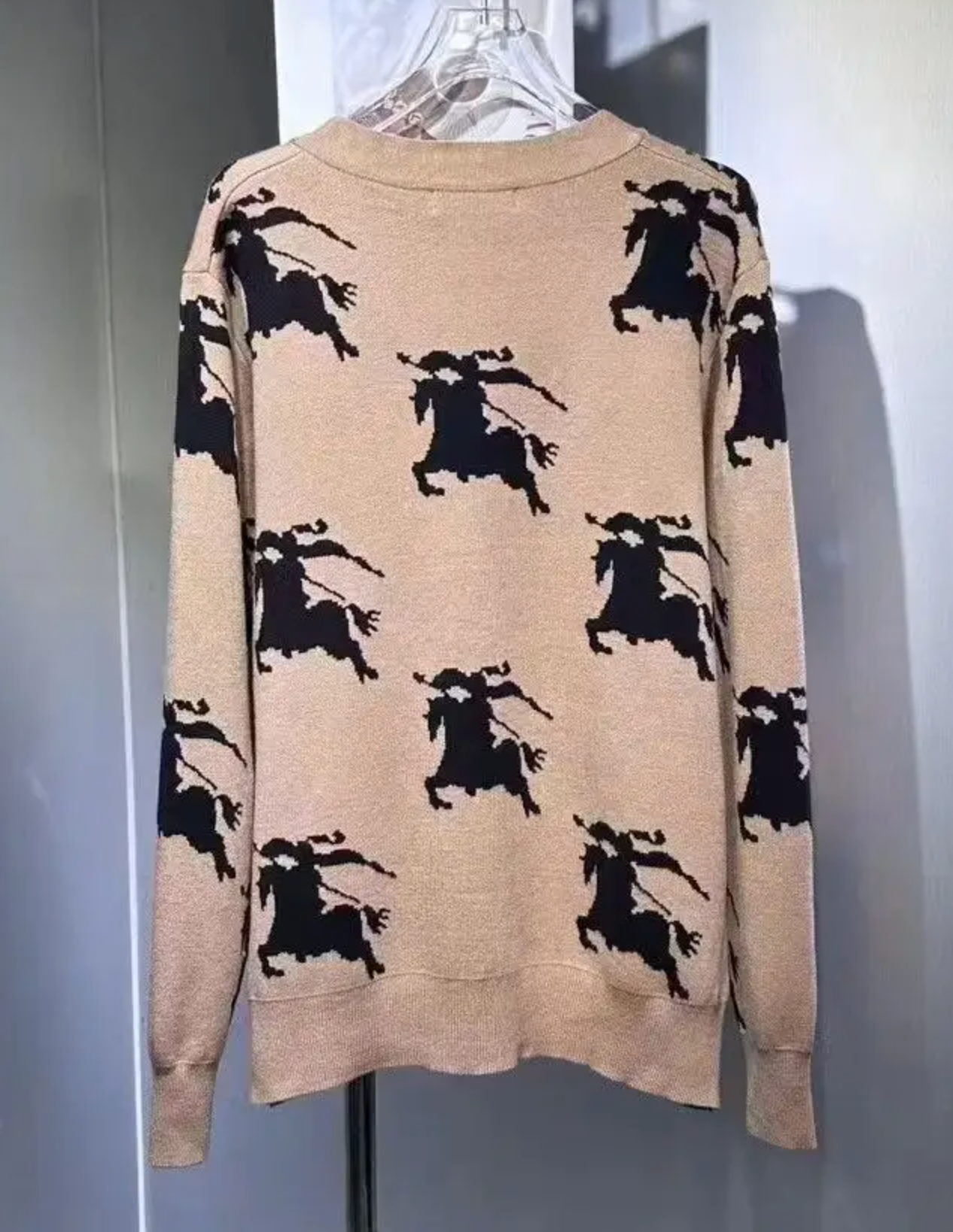 Cashmere Knitted Horse Sweater