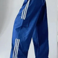 Women's Striped Baggy Wide Leg Cargo Pants