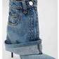 2024 Women's Denim High Heel Skirt Booties